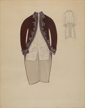Coat and Waistcoat, c. 1936.