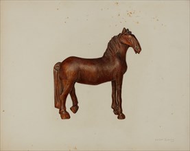 Carved Toy Horse, 1935/1942.