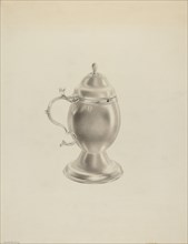 Silver Mustard Pot, c. 1939.