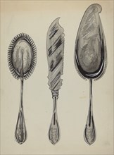 Silver Serving Set, c. 1936.