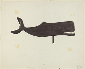 Whale Weather Vane, c. 1939.