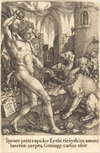 Hercules and Cerberus, 1550.