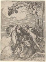 The Finding of Moses, 1540s.