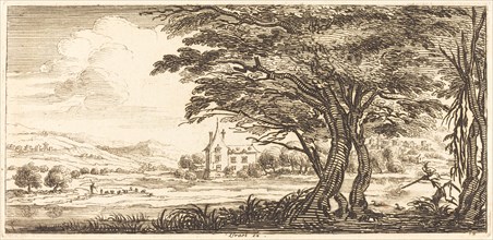 Landscape, in or after 1635.