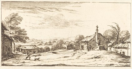 Landscape, in or after 1635.