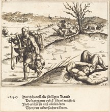David Beheads Goliath, 1547.