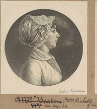 Mary Barr Ricketts, c. 1805.
