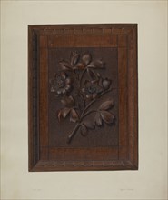 Carved Wood Panel, 1935/1942.