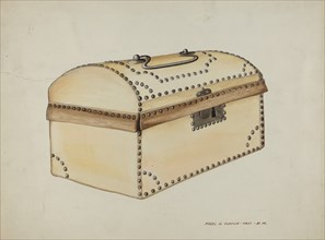 Leather Covered Box, c. 1937.