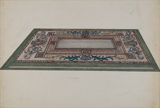 Marble Mosaic Floor, c. 1936.