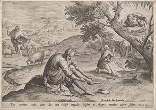 God Appearing to Moses, 1585.