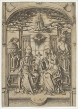 The Holy Family with St. Anne.