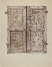 Wooden Cabinet Doors, c. 1939.