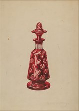 Glass Perfume Bottle, c. 1939.