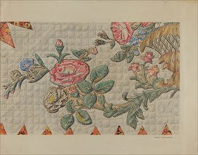 Quilt (Bed Coverlet), c. 1936.
