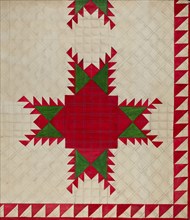 Feathered Star Quilt, c. 1936.