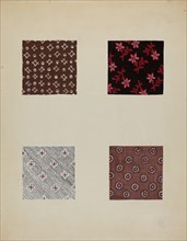 Materials from Quilt, c. 1936.