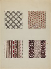 Materials from Quilt, c. 1937.