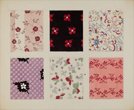 Materials from Quilt, c. 1937.