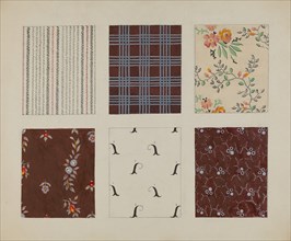 Materials from Quilt, c. 1937.