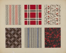 Materials from Quilt, c. 1937.