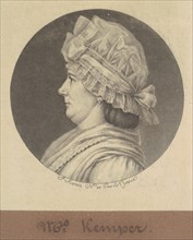 Elizabeth Marius Kemper, 1797.
