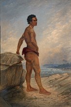 Melanesian Man, ca. 1890-1899.