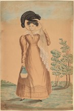 Woman with Plumed Hat, c. 1825.