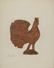 Pa. German Toy Rooster, c. 1939. Creator: Frank Budash.