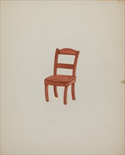 Doll Furniture - Chair, c. 1937.