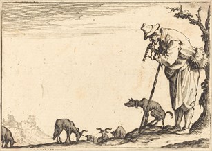 Shepherd Playing Flute, c. 1617.