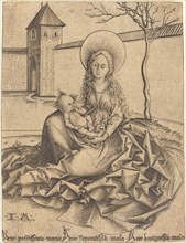 Virgin and Child in a Courtyard.