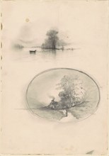 Seascape and Landscape, c. 1859.