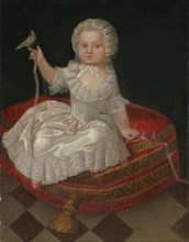 Girl on a Hassock, 18th century.