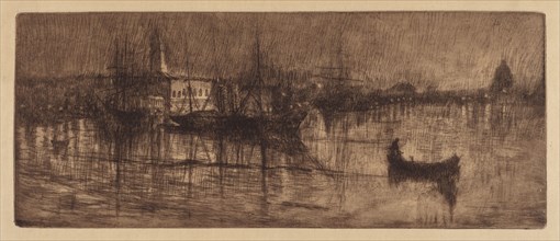 A Wet Evening in Venice, c. 1880.