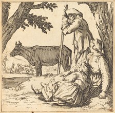Peasant Couple with Cow, c. 1621.