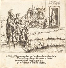 Naaman is Cured of Leprosy, 1547.