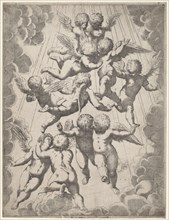 A Group of Angels in Glory, 1607.