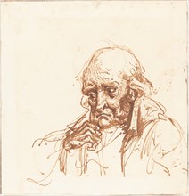 Head of an Old Man, 19th century.