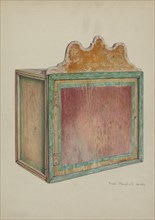 Wooden Cabinet for Music, c. 1938.