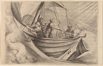 Caesar Crossing Stormy Seas, 1634.
