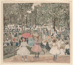The Mall, Central Park, 1900/1903.