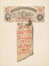 $1 Banknote from Virginia, c. 1936.