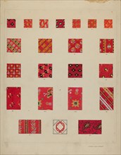 Printed Quilted Patches, 1935/1942.