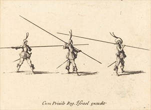 Drill with Tilted Pikes, 1634/1635.