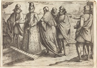 Embarkation at Genoa [recto], 1612.