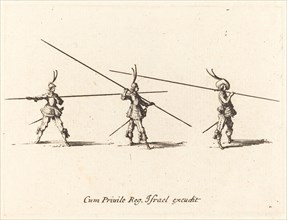 Drill with Tilted Pikes, 1634/1635.
