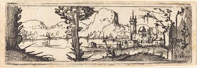 Landscape with Lake and Town, 1545.