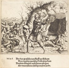 Samson Slays the Philistines, 1548.