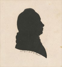 Unidentified Male Silhouette, 1797.